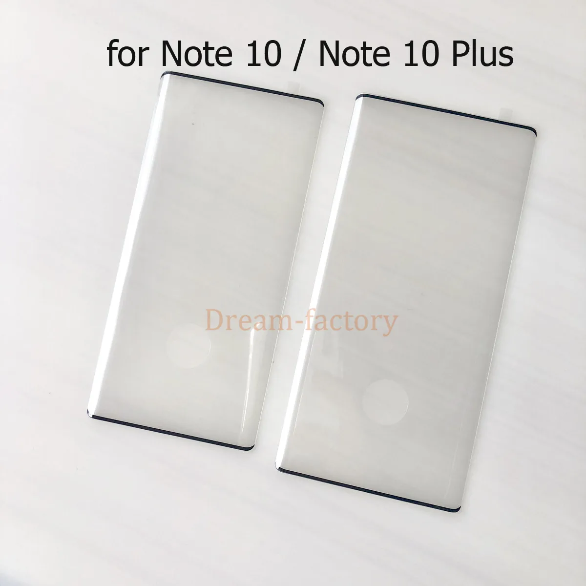 100 шт DHL для samsung Note 10 Plus 3D изогнутый край боковой Клей закаленное стекло