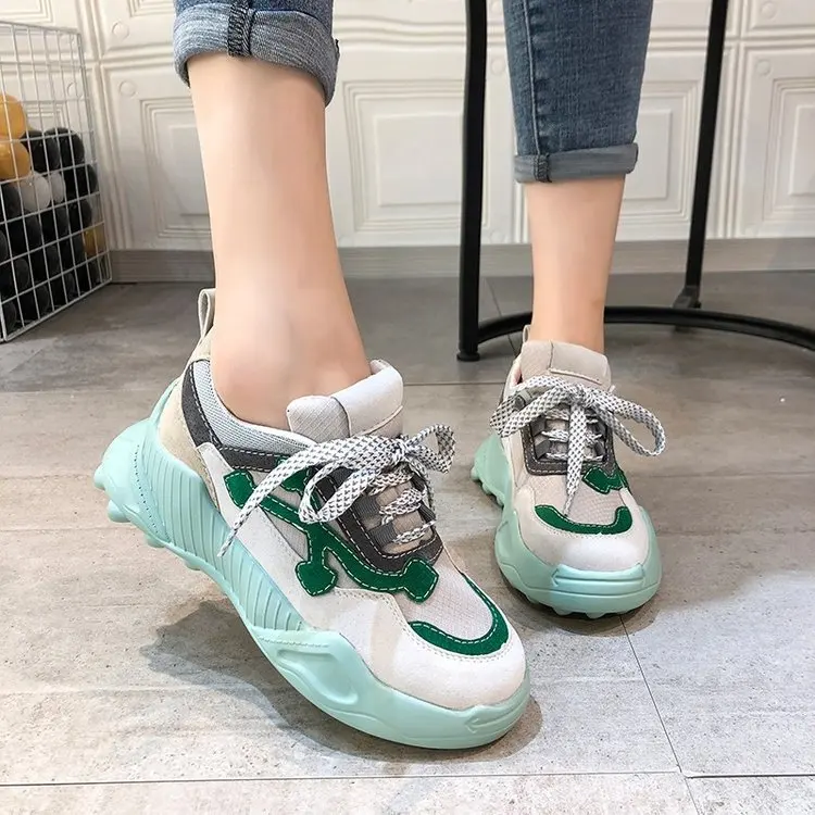 8Shoes Women's New Spring Net Red Fashion All-match Platform Casual Women's Shoes Sneakers