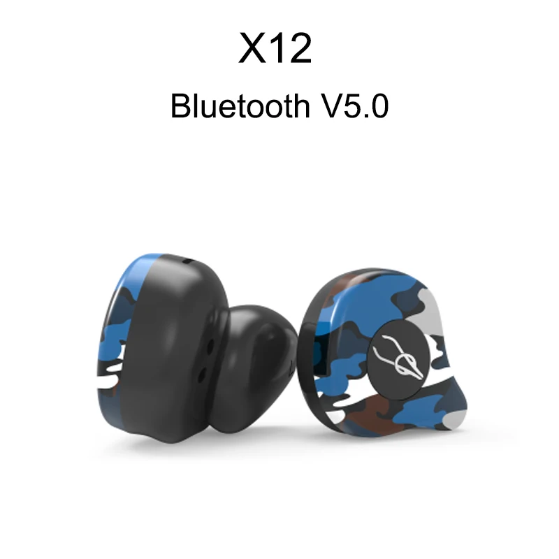 V5.0 Bluetooth стереонаушники TWS True беспроводные наушники IPX5 водонепроницаемые спортивные наушники с power Bank для всех телефонов громкой связи - Цвет: image show