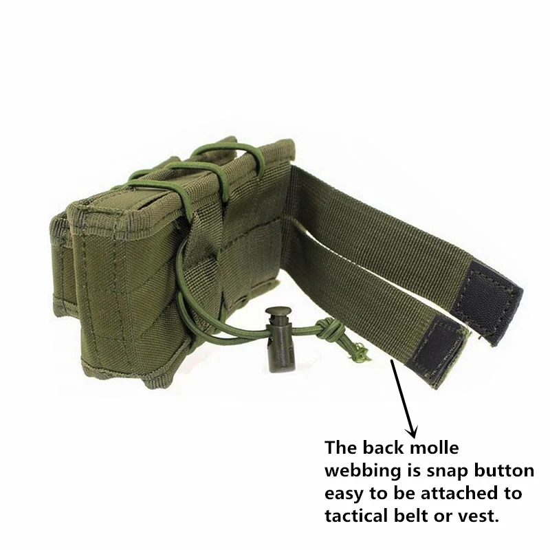 FIRECLUB Тактический модульный винтовочный Пистолет подсумок MOLLE военный страйкбол патроны Карманный чехол для переноски Охотничьи аксессуары