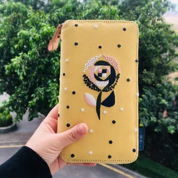 

Japanese Hobonichi Style The Rose Zipper Bag Cover Suit For Mega Week Book Free Shipping