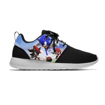 

Sonic the Hedgehog Cartoon Cool Funny Fashion Kids Sport Running Shoes Casual Breathable 3D Printed Sneakers Children Boys Girls