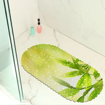 

Green Sprout Map Balcony Bathroom Mat Hydrophobic Non-Slip Door Mat Swimming Pool Public Places Non-Slip Mat