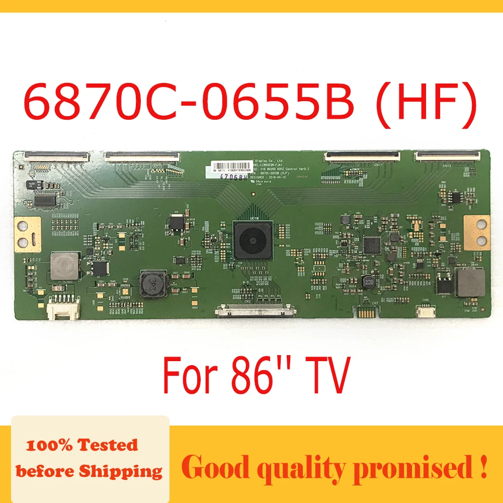 6870C 0655B (H/F) для ТВ LC860EQN FJA1 V16 86UHD 60HZ t con board логическая плата T placa TV lg 6870C0655B|Печатные