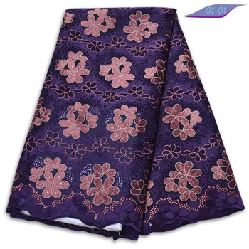 

Hot Selling 100% Cotton African Dry Lace Fabric Nigerian Lace Fabric 2019 High Quality Swiss Voile In Switzerland 04