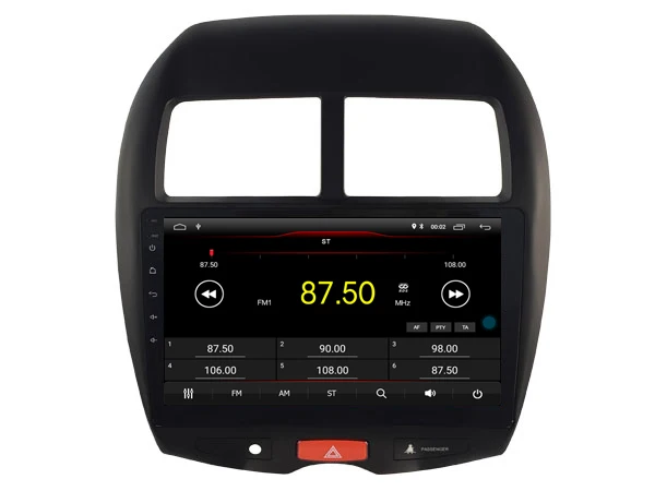 Автомобильный мультимедийный плеер 10,2 дюймов ips экран монитор gps магнитофон Bluetooth Android 9,0 для Mitsubishi ASX 2010-12 Авто Аудио