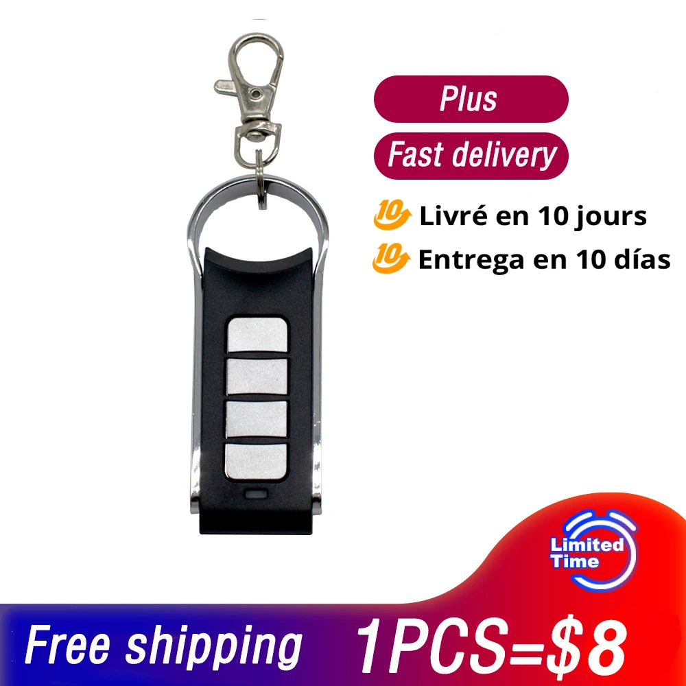 

433MHz Remote Control 4 Channel Garage Gate Door Opener Remote Control Duplicator Clone Cloning 433.92 MHz Fixed / Learning Code