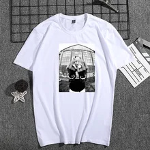 1 ud. Tupac Shakur Casual ropa de calle para hombre moda hip hop Rap Star Cool Camiseta de manga corta de algodón camiseta Vintage