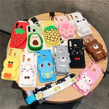 

3D Cartoon Zipper Wallet Phone Case for OPPO Realme 5 3 x2 pro C2 A9 2020 Reno Z 10X A5S A1K A3S A5 F11 F9 Pro F7 F5 A73 A83 A7