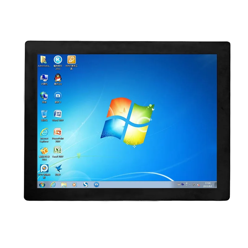 8 Inch 4:3 Small LCD Color Video Monitor Screen 1024x768 VGA BNC HDMI Input for PC CCTV Home Security