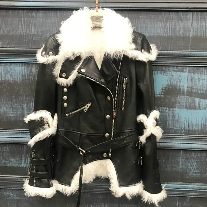 SOLOLO custom 2019 Новая модная разноцветная дубленка genunine кожаная мотоциклетная
