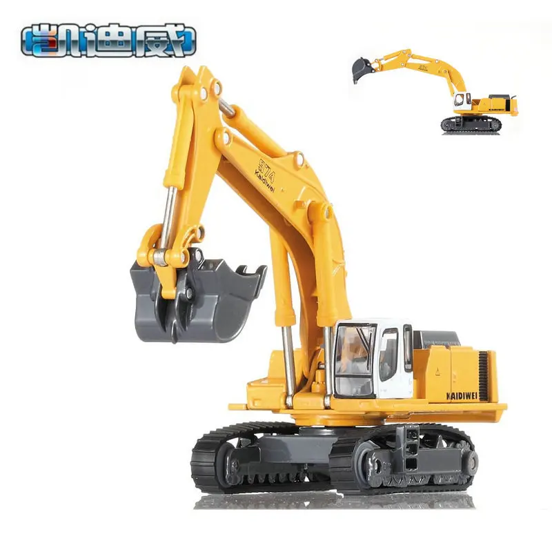 

Cadeve Alloy Excavator Crawler Alloy Engineering Vehicle Model 1: 87 Excavator Original Factory Model