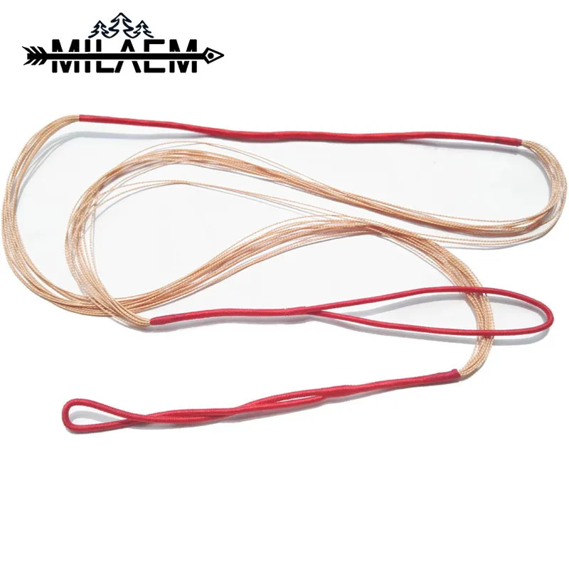 

50''-58" Traditional Bow String Archery Custom Bowstring Replacement Length 127cm - 147cm Hunting Recurve Long Bow Accessories