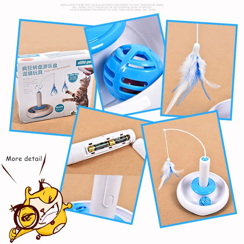 3 в 1 игрушка для питомца кошки электрическая автоматическая ...