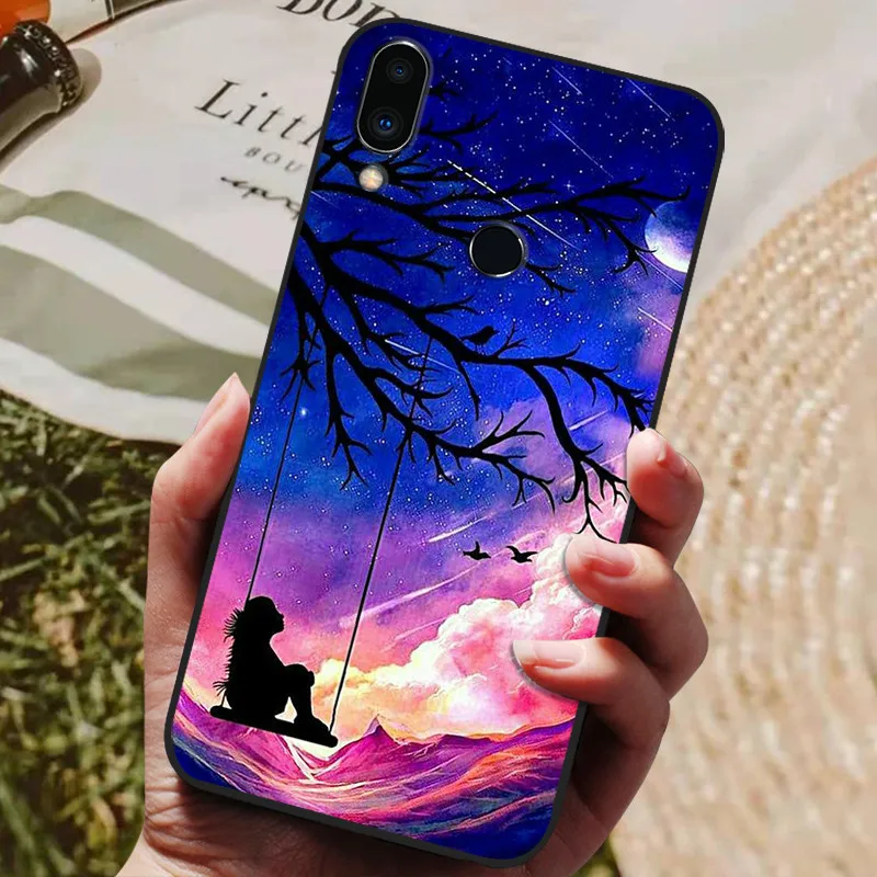 For Meizu Note 9 Case Wolf Cartoon Silicon Soft TPU Back Cover For Meizu Note 9 Phone Cases for Meizu Note9 Fundas Coque Capa 