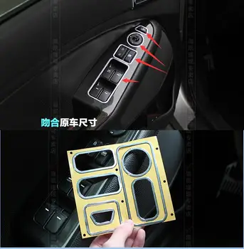 

For KIA K5 Optima 2011-2015 Car Interior Mouldings Accessories Car Door Window Lift Button Switch Cover Trim Frame Decoration