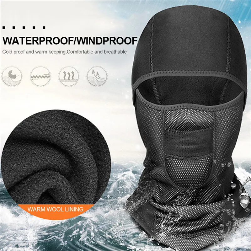 

Face Mask Motorcycle Balaclava Tactical Face Shield Ski Mask Hood Visage Full Gangster Mask for Windproof Cold Protection