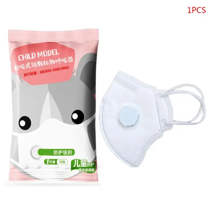 

Children Mouth Mask PM2.5 Anti Dust Smog Kids Breathable Valve Ventilation Cover