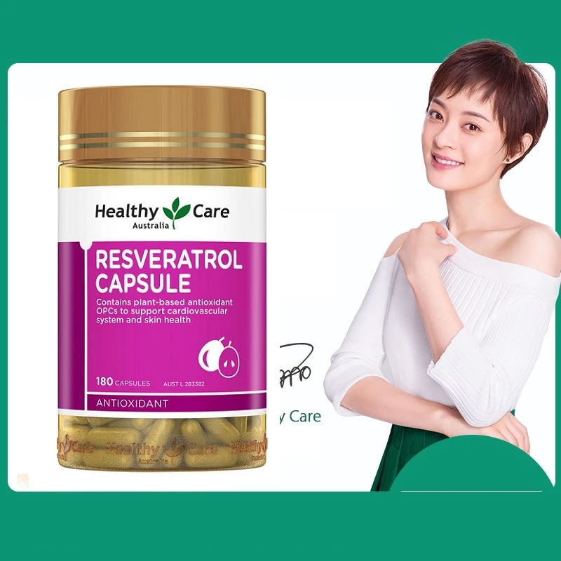 Australia Healthy Care Resveratrol 180 Capsules Antioxidant Grape Seed Opc Support Women Skin Cardiovascular Health Anti Ageing Sets Aliexpress