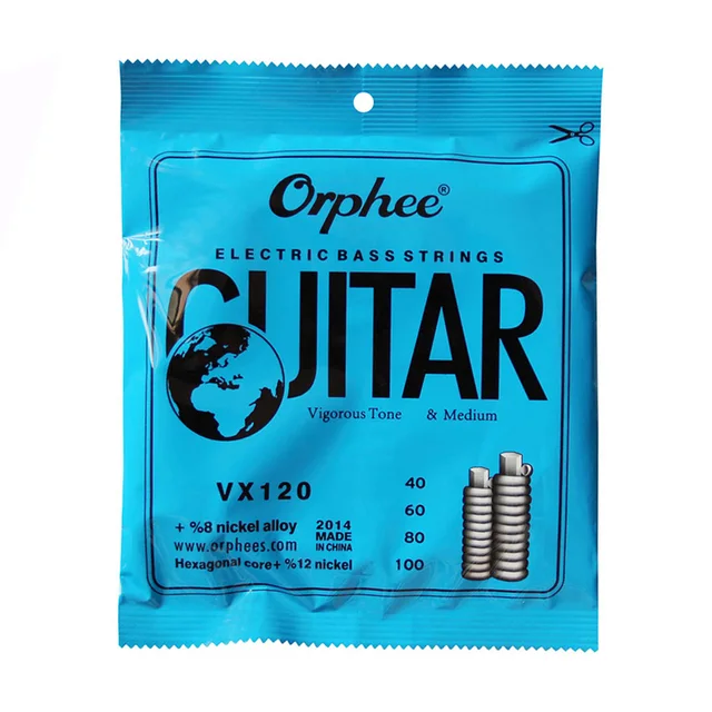 1PCS Orphee 1 Bag Electric Bass Strings Nickel-Plated Guitar Strings for Electric Guitar Basses 4/5/6 Strings