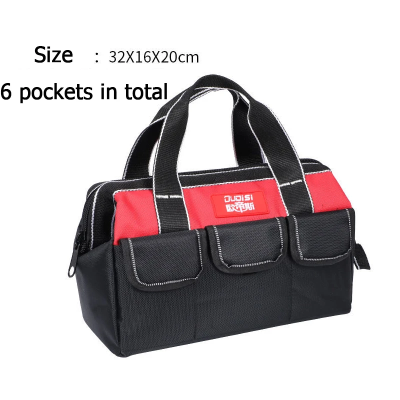 tool chest Tool Bag Thickened Fabric Electrician Bag 1680D Oxford Waterproof Wear-Resistant Strong Anti-Fall Storage Toolkit best rolling tool box Tool Storage Items