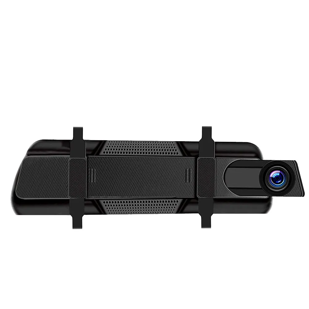Автомобильный видеорегистратор TAVIN, 10 дюймов, сенсорное зеркало заднего вида, видеорегистратор, авто регистратор, HD 1080 P, камера заднего вида, двойной объектив, видеорегистратор ночного видения