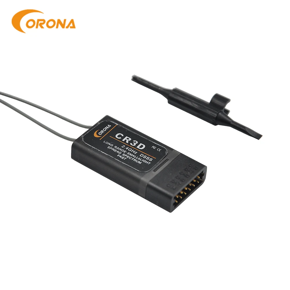 2 4G CR3D CORONA 3 канальный мини приемник DSSS для CT8F/CT8J RF Moules|Детали и аксессуары| |
