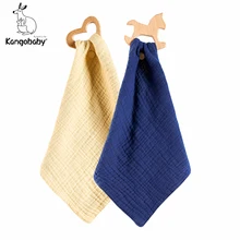 Kangobaby paño para eructar de muselina con juguetes de madera, mordedor para dientes de bebé recién nacido, # My Soft Life #