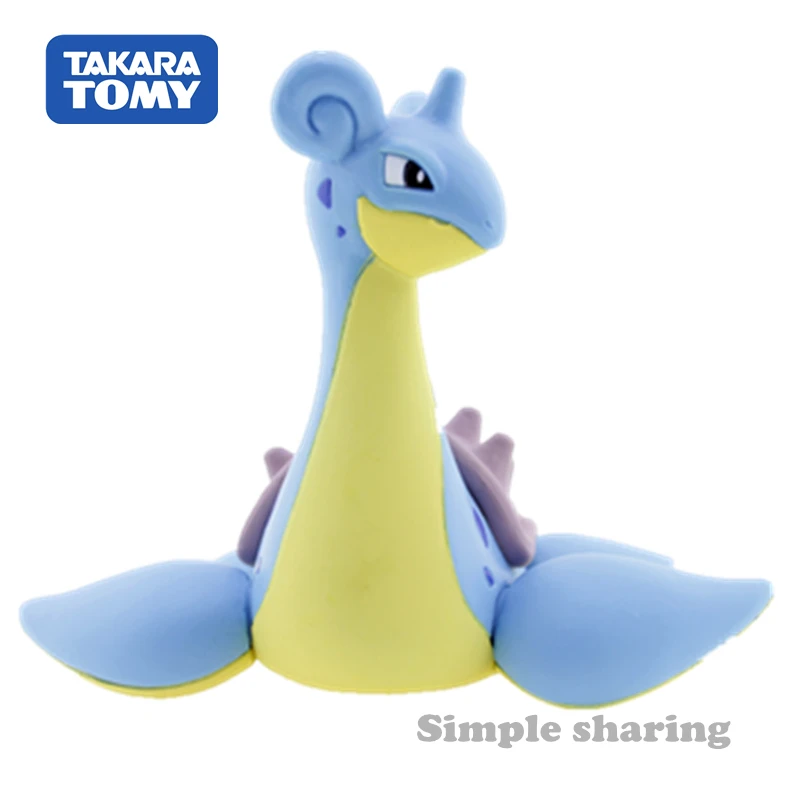 Takara tomy tomica moncolle ex pokemon figures lapras ehp06 литье под давлением, полимерная форма карманного монстра, детские игрушки, Волшебная Забавная детская безделушка