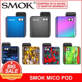 

SMOK mico cartridge pod kit Electronic Cigarette Vape with 700mAh built-in Battery 1.7ml Pod Mesh MTL vaporizer coil kit