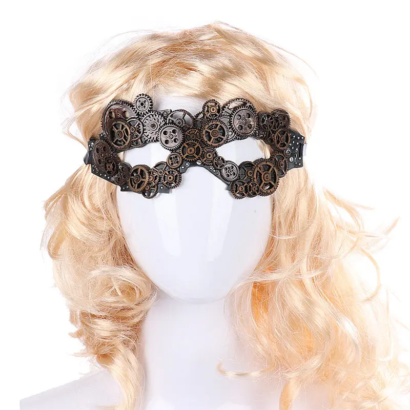 

2019 Halloween Masquerade Party Mask Female Sexy Vintage Steampunk Gear Eye Mask Party Party Decoration Party Mask