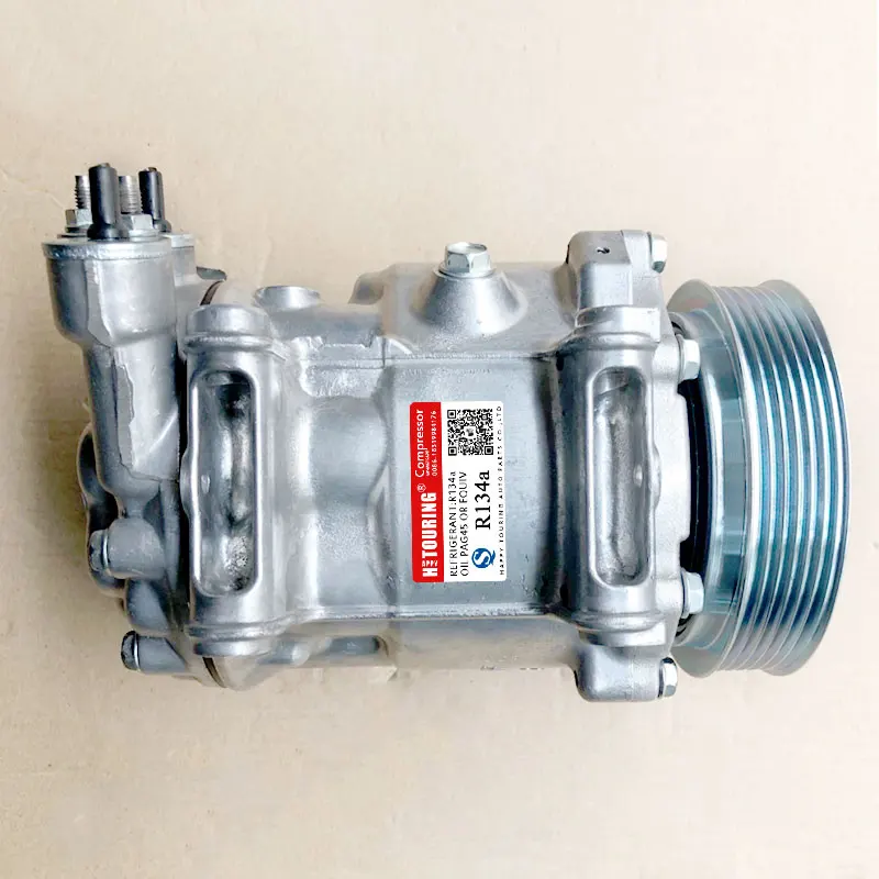 SD 7C16 AC компрессор для peugeot 407 Citroen C5 6453WY 9656572680 6453RG 9648238480 6453RA 9660555380 9670022180 9671820480 6PK