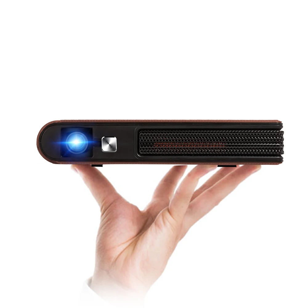 Карманный Wi Fi проектор Мини HD DLP батарея поддержка 1080P Airplay 3D маленький