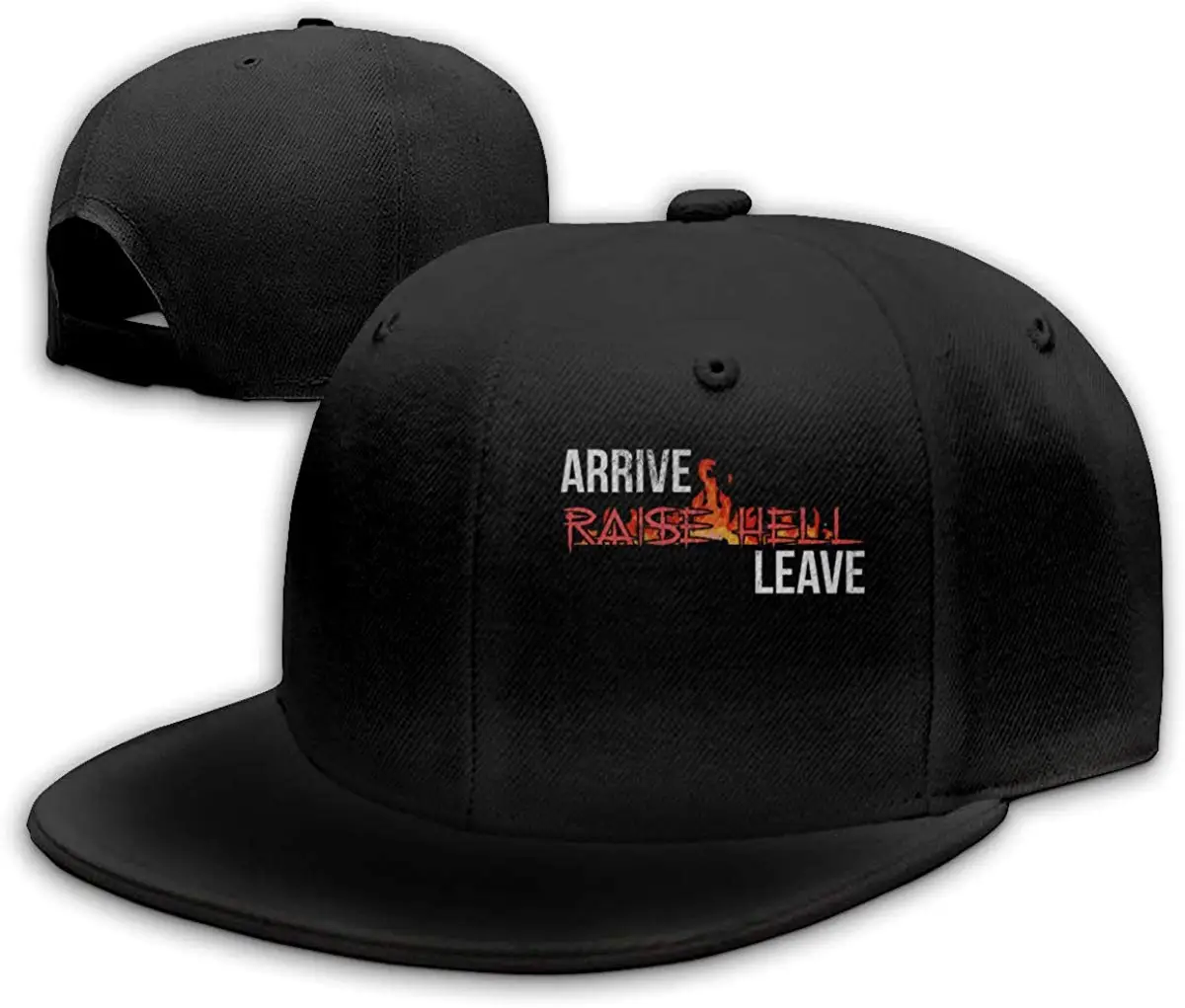 Новое поступление, Мужская бейсболка с плоским козырьком, регулируемая черная бейсболка