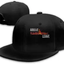 Новое поступление, Мужская бейсболка с плоским козырьком, регулируемая черная бейсболка