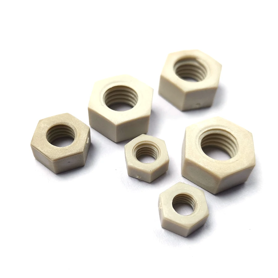 

M3-M24 PPS Hexagon Nuts ,Polyphenylene Sulfide Plastic Hex Nut,F015