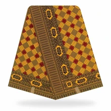 Настоящая Африканская ткань с восковой печатью ткань Африканская печатная ткань Африканская восковая печатная ткань воск Анкара настоящая ткань Анкара