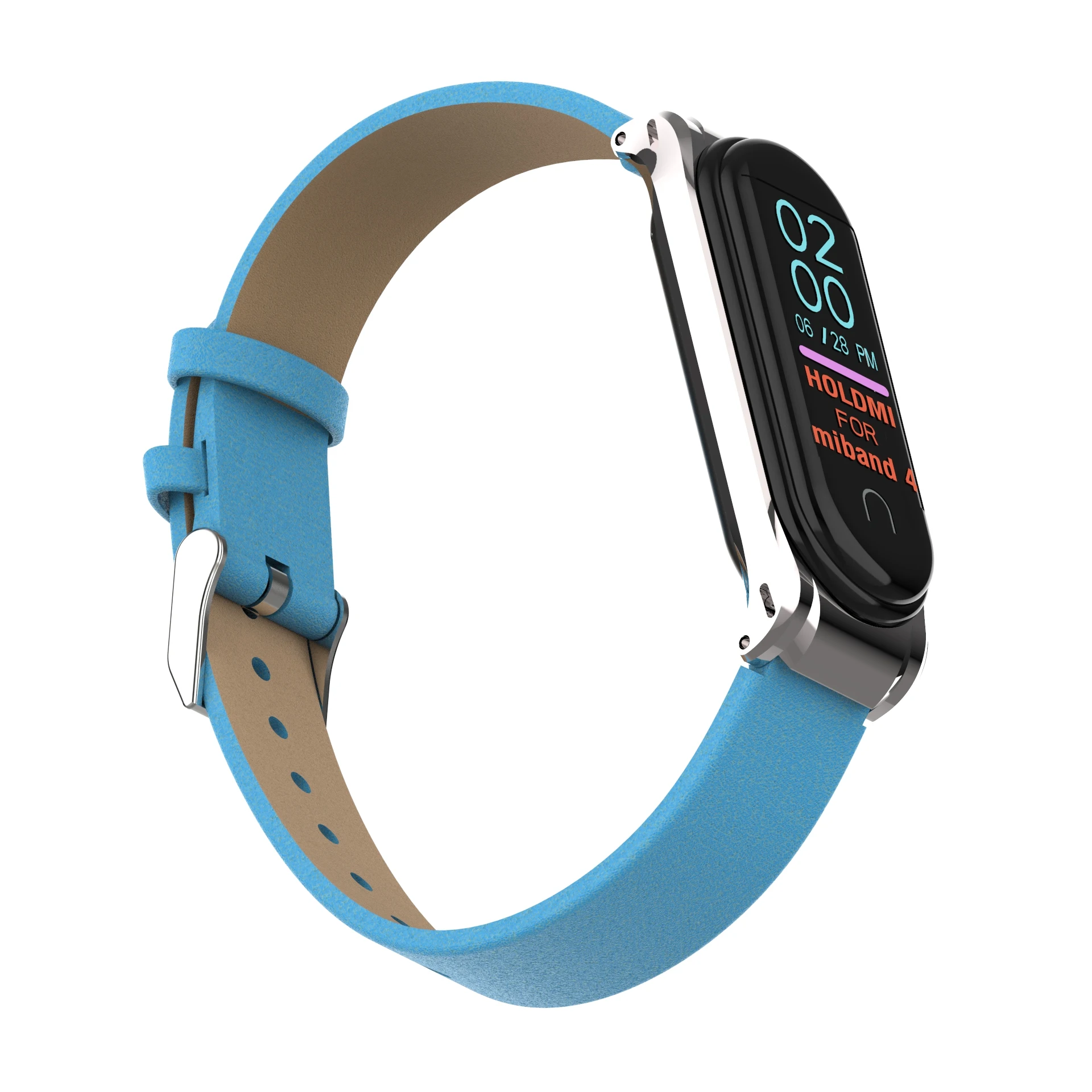 Ремешок для часов Xiaomi mi Band 4 3 Кожаный ремешок на запястье для mi band 4 аксессуары браслет mi Band 3 ремешок
