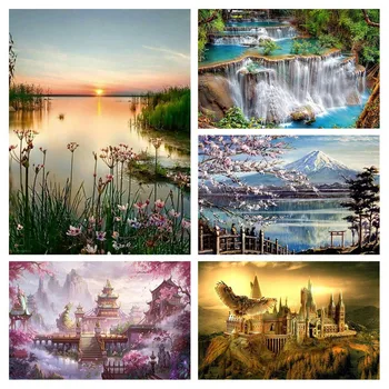 

5D Embroidery Paintings Rhinestone Pasted DIY Diamond Painting Cross Stitch Full Diamond Full drill 30x40