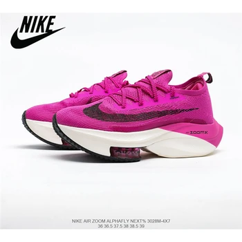 

Original Nike Air Zoom Alphafly NEXT air cushion uses lighter and more breathable Atomknit material Women's shoes 36-40 shipping