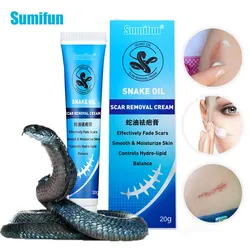 3Pcs Sumifun Snake Ointment Remove Scar Cream Removal Stretch Skin Face Care Natural Chinese Medical Anti-acne Oil