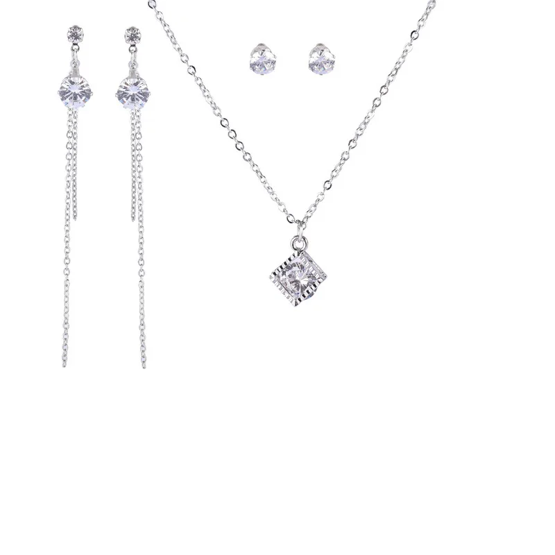 2019 ladies new multi-layer irregular square necklace charm party jewelry accessories crystal statement | Украшения и аксессуары