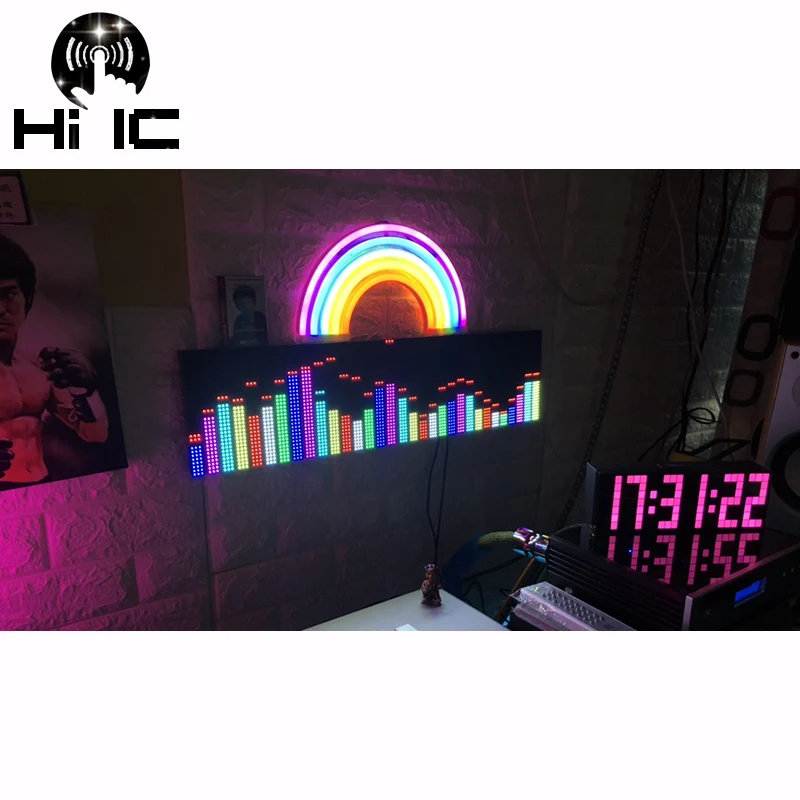 Полноцветный RGB дисплей музыкального спектра KTV светодиодный сценический
