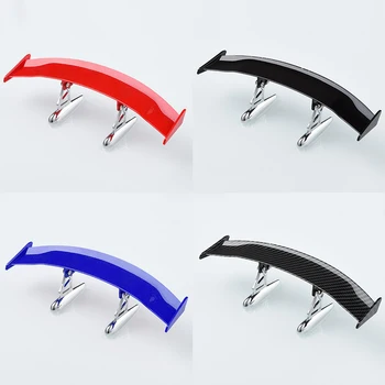 

Mini universal modified carbon fiber small tail mini hole free automobile ABS personalized decoration