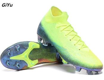 

New Arrival Outdoor Soccer Shoes Professional Training Cleats FG Football Boots Sports Sneakers Factory Sale