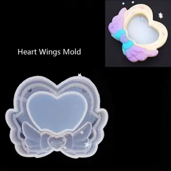 

Whale Cat Heart Ghost Quicksand Pendant Resin Silicone Mold Jewelry Making Tool