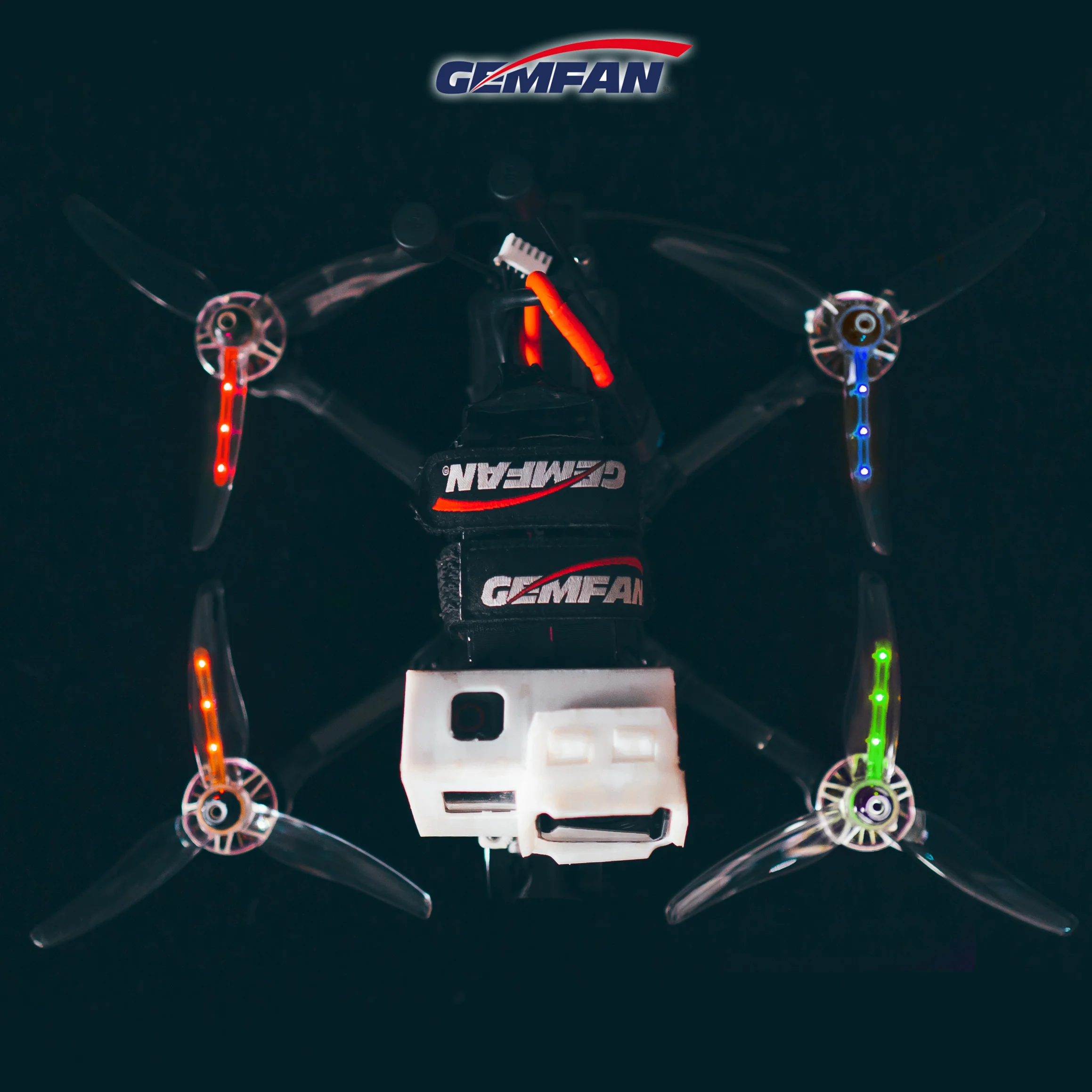 Gemfan Starlight Moonlight 51433-3 LED Propeller Faster More Aggressive Powerful Durable for Freestyle Drone M5 Mount FPV Bule