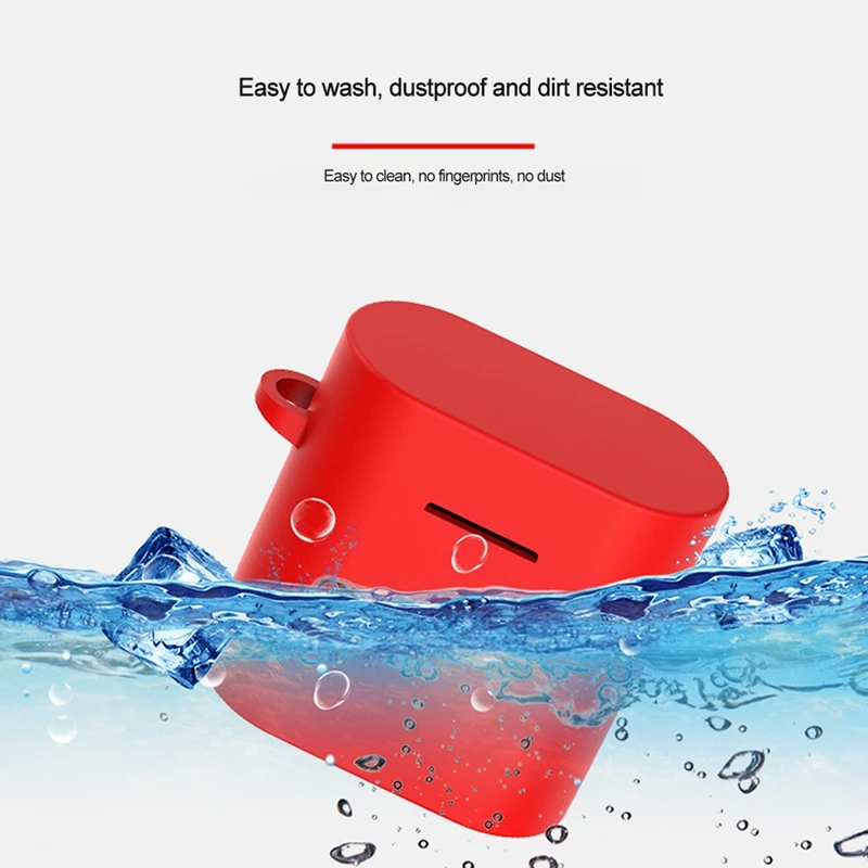 Силиконовый чехол для Xiaomi Airdots Pro 2, беспроводные наушники TWS, bluetooth-гарнитура для Xiaomi Air 2, защитный чехол, наушники