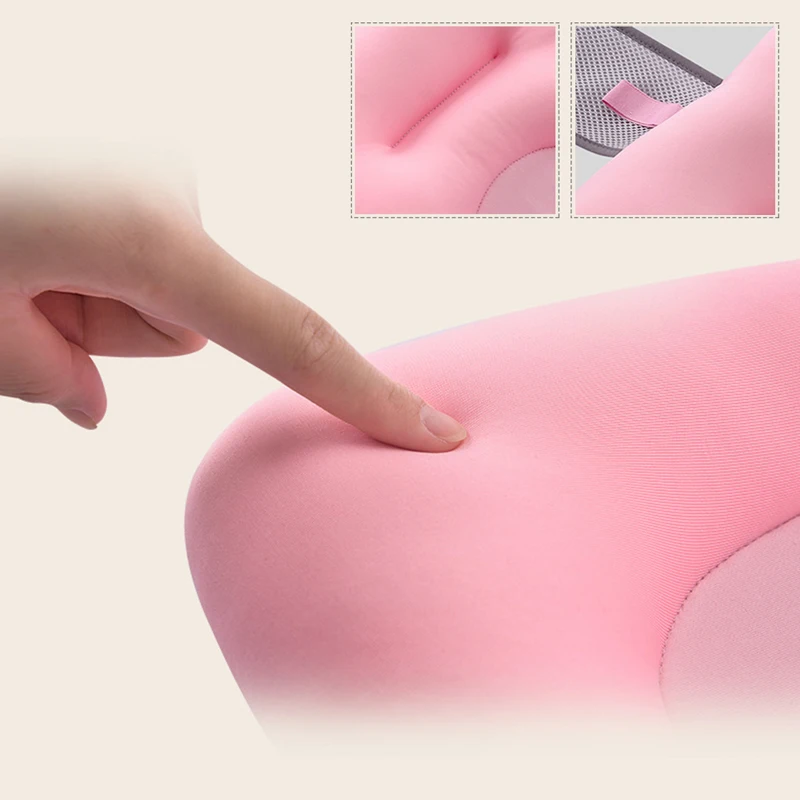 Baby Bath Pillow Baby Shower Bath Tub Pad Non-Slip  Mat Safety Security Foldable Newborn Portable Bath Seat  Cartoon Portable