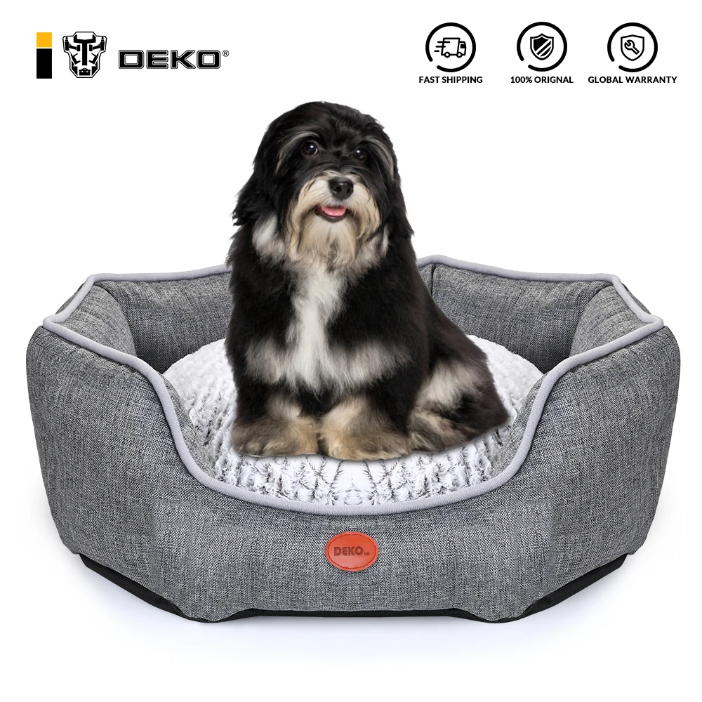 Precio bajo DEKO-cojín impermeable para cama de perro, sofá de sueño reparador, esterilla para cachorro, gato, almohada de algodón, suministros para mascotas mmQKMgZy55o